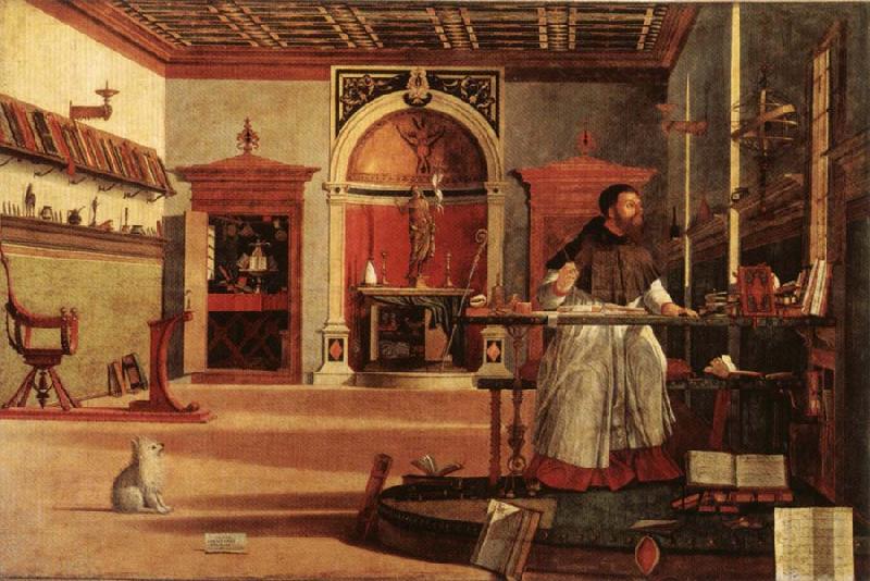 Vittore Carpaccio Saint Augustine in His Study China oil painting art